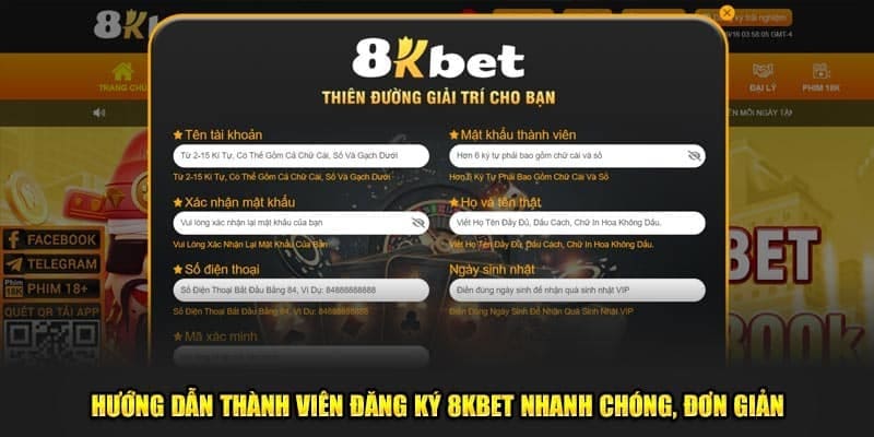 Vào trang chủ của 8Kbet