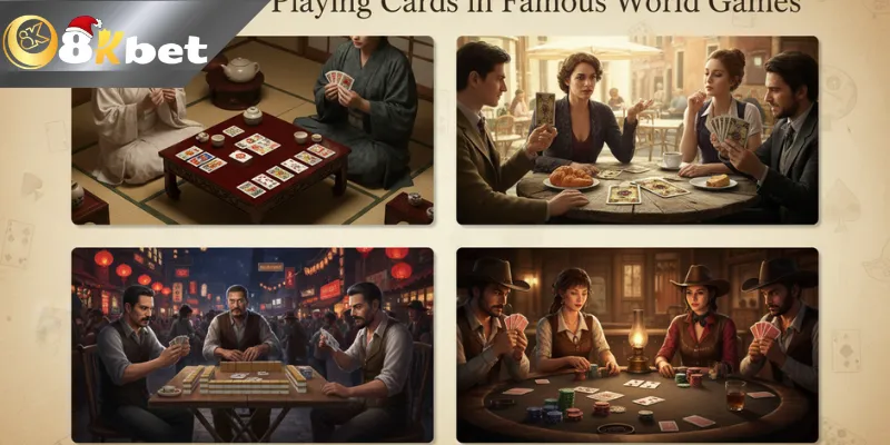 Cách chơi bài tây trong các game nổi tiếng thế giới